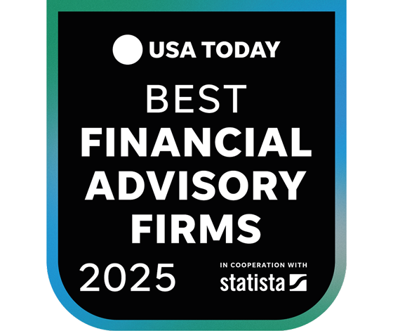 Award Badge from USA Today & Statistica for Best Finanical Advisory Firms 2025.