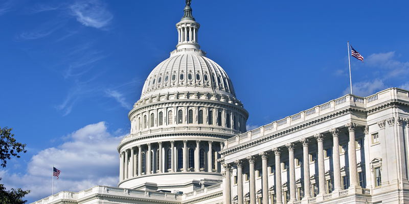 US Capital Building in Washington DC
