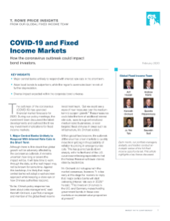 Covid 19 And Fixed Income Markets T Rowe Price