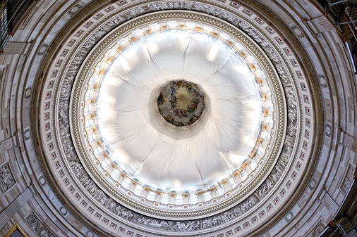 Washington DC internal capitol dome view