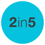icon for 2 in 5 research study