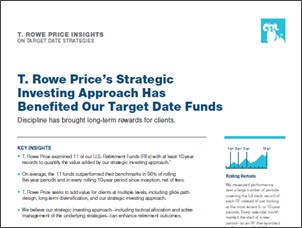 T. Rowe Price's Strategic Investing Approach Has Benefited Our Target Date Funds