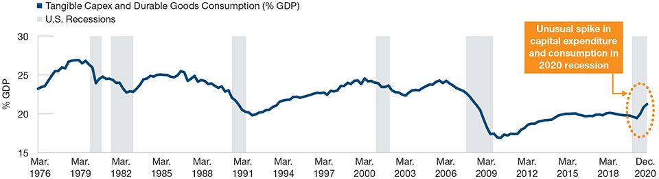 Capital Expenditure and Durable Goods Consumption Rose in 2020