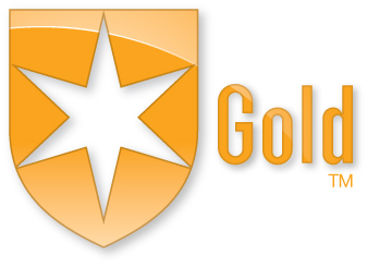 Gold star rating