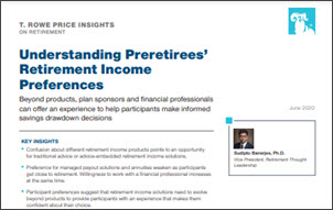 Understanding Preretirees' Retirement Income Preferences
